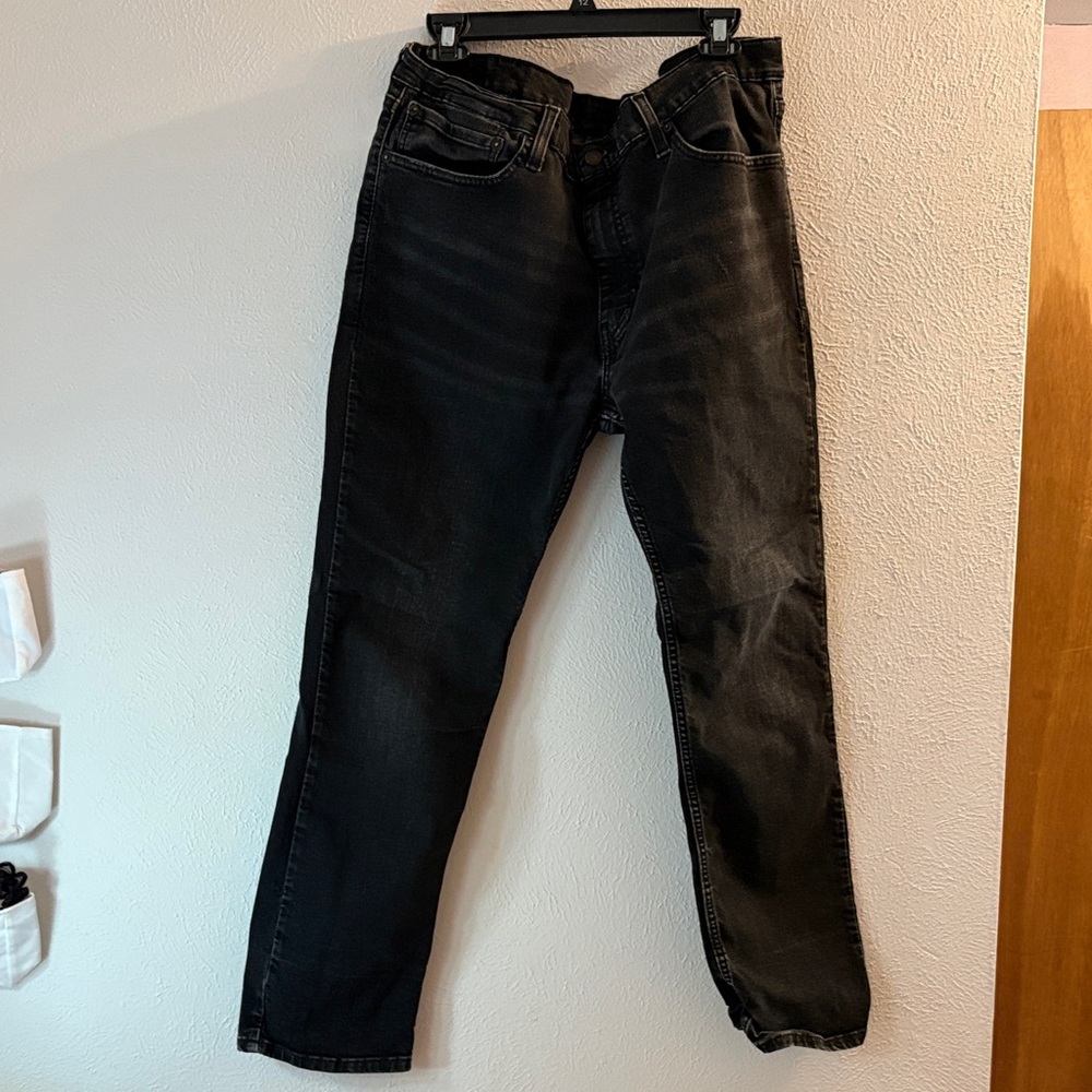 Classic Black Straight Men's Jeans